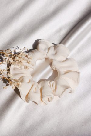 Chouchou petit modèle en drap de soie