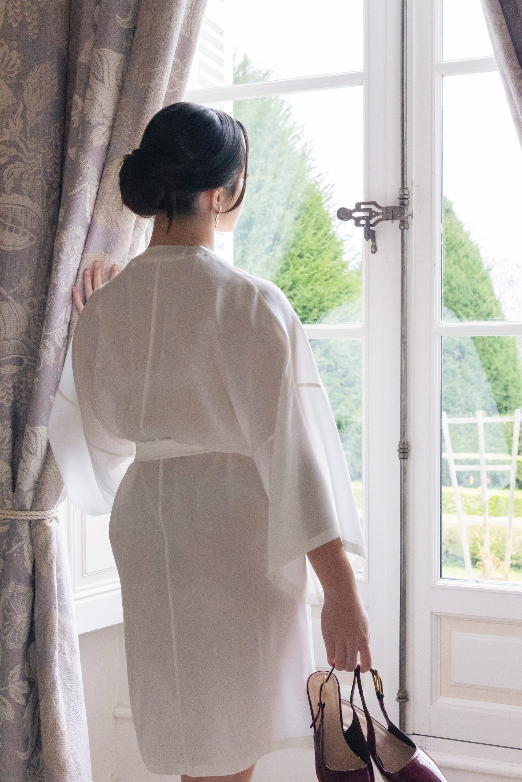 Peignoir en soie Noa – Image 3