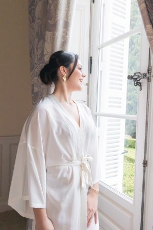 Peignoir en soie Noa